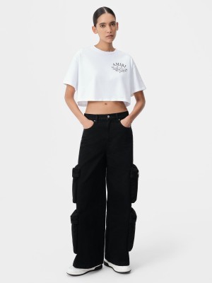 Denim Amiri Baggy Cargo Jean Damske Čierne | NEXS12039
