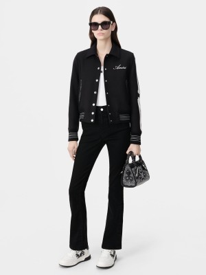 Denim Amiri Kick Flare Damske Čierne | FTLC46728