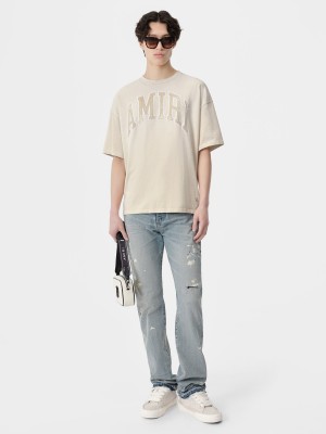 Denim Amiri Painter Straight Jean Panske Indigo | HOPA38906