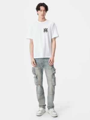 Denim Amiri Tactical Cargo Panske Indigo | AMEI05271