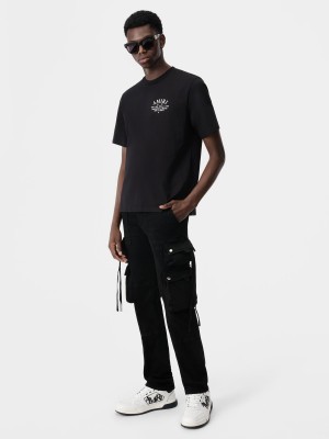 Denim Amiri Tactical Cargo Panske Čierne | JHMD57924