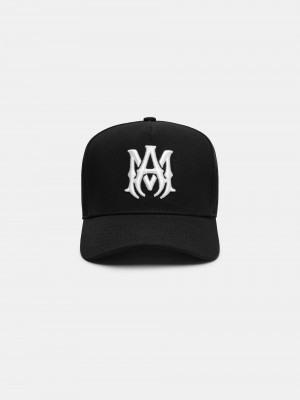 Klobuky Amiri Full Canvas Ma Hat Panske Čierne | MLFE42308
