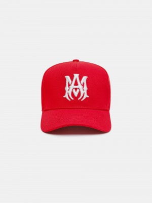 Klobuky Amiri Full Canvas Ma Hat Panske Červené | YLSQ80532