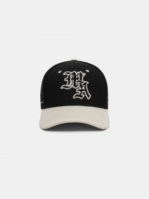 Klobuky Amiri Ma Spirit Two-tone Hat Panske Čierne | VOSQ95167