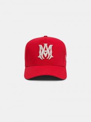 Klobuky Amiri Ma Staggered Full Canvas Hat Panske Červené | LOQD79348
