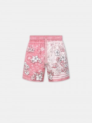 Kratasy Amiri Bandana Floral Short Panske Ruzove | ZBQU17658