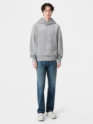 Mikiny Amiri Ma Shotgun Embroidered Hoodie Panske Siva | TUQL37496