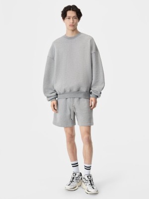 Mikiny Amiri Oversized Crew Panske Siva | WSVR84925