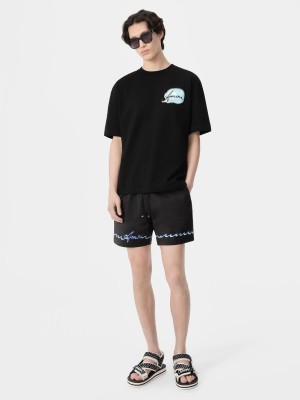Plavky Amiri Wave Swim Trunk Panske Čierne | EGHK27035