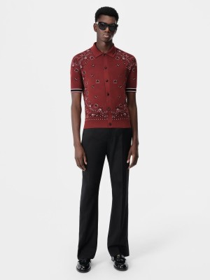 Pleteniny Amiri Bandana Polo Panske Červené | WTHL98041