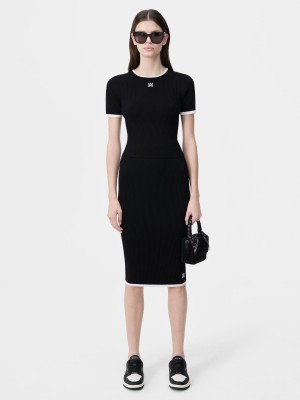 Pleteniny Amiri Ma Midi Skirt Damske Čierne | ZDCB83974