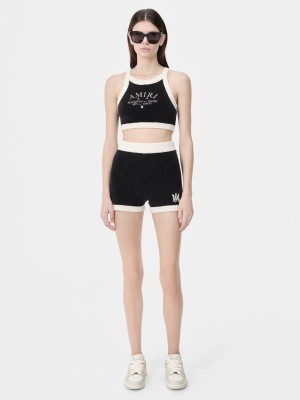 Pleteniny Amiri Ma Short Damske Čierne | ZHQP53982