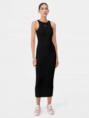 Pleteniny Amiri Stacked Maxi Dress Damske Čierne | FEBN09512