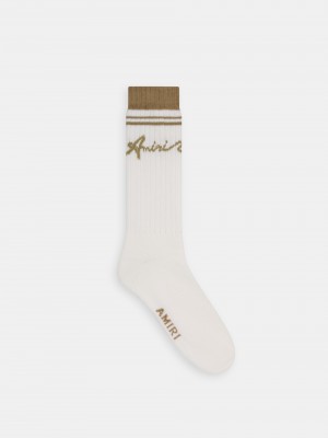 Ponozky Amiri Wave Socks Panske Toasted Coconut | SRWL29471