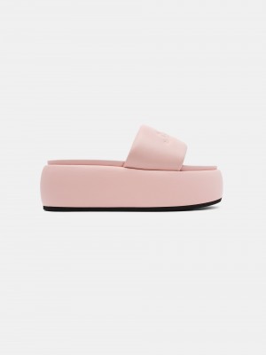 Sandale Amiri Script Platform Sandal Damske Ruzove | KOLH40167