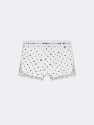 Slipy Amiri Ma Paisley Briefs 2 Pack Panske Biele | FKHG42196