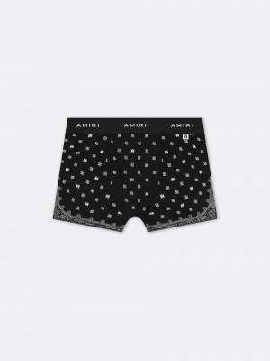 Slipy Amiri Ma Paisley Briefs 2 Pack Panske Čierne | VBRM50927