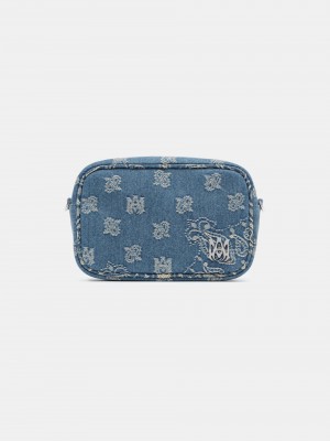 Tasky Amiri Ma Paisley Jacquard Camera Case Panske Indigo | SBUR23479