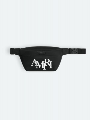 Tasky Amiri Staggered Bum Bag Panske Čierne | QEXH92475