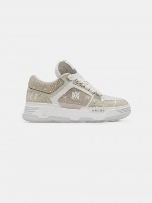 Tenisky Amiri Crystal Ma-1 Damske Alabaster | QXKS70984