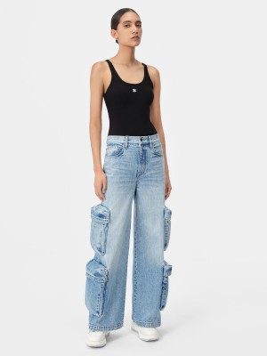 Tricko Amiri Ma Embroidered Ribbed Tank Damske Čierne | DPFR52081