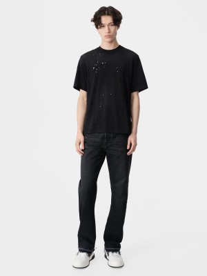 Tricko Amiri Ma Shotgun Embroidered Tee Panske Čierne | FMRE72946