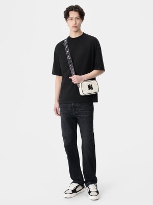 Tricko Amiri Oversized Tee Panske Čierne | JPEV86534