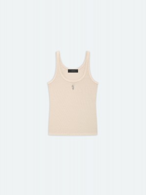 Tricko Amiri Rib Tank Damske Hnede | GOJK01328