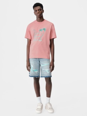 Tricko Amiri Twisted Palms Tee Panske Ruzove | GPTI58301