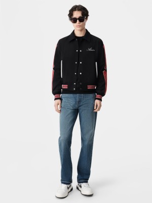 Vrchné Odevy Amiri Bones Jacket Panske Čierne Červené | MNAL89731