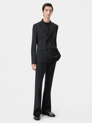 Vrchné Odevy Amiri Double Breast Blazer-black Panske Čierne | VSKJ01493