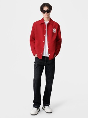 Vrchné Odevy Amiri Ma Coach Jacket Panske Červené | EFIK70416